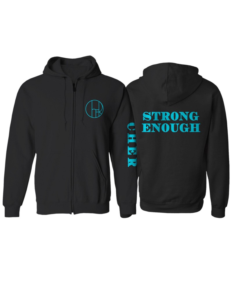 Cher Strong Enough Zip Sweatshirt $13.31 Sweatshirts