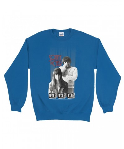 Sonny & Cher Sweatshirt | Mod TV Black And White Image Sweatshirt $3.50 Sweatshirts