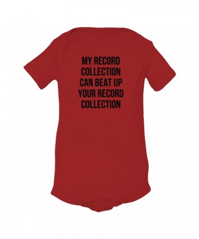 Music Life Baby Onesie | Record Collection Bully Onesie $4.41 Kids