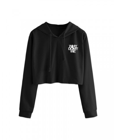 Why Don't We 2020 Logo Crop Hoodie (black) $27.45 Sweatshirts