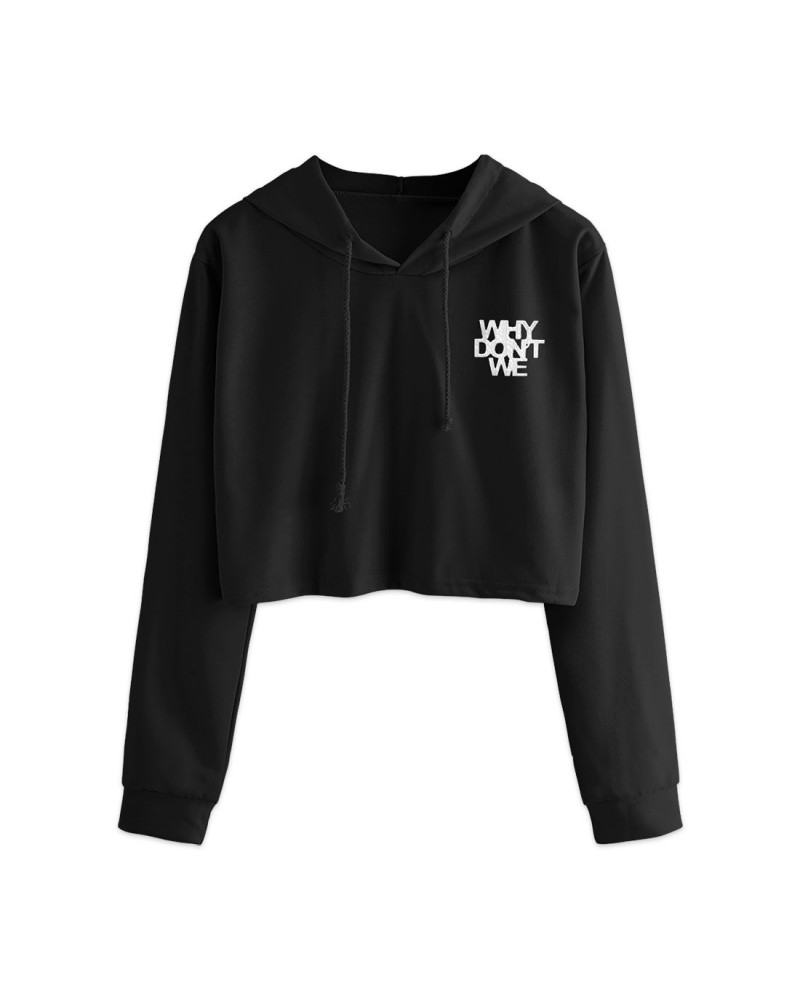 Why Don't We 2020 Logo Crop Hoodie (black) $27.45 Sweatshirts